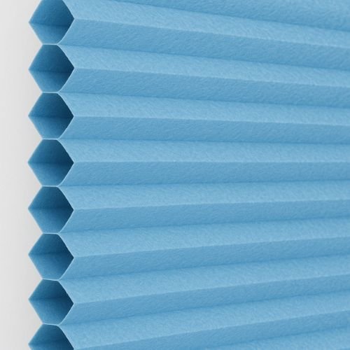 風琴簾-平板布-水藍